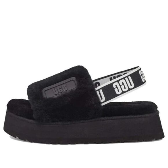 UGG Disco Slide Black 1112258-BLK Women's - Picture 1 of 4